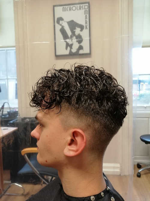 Gent's Perm at the salon